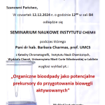 Wykład Pani dr hab. Barbary Charmas, prof. UMCS